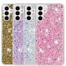 Women Case Bling Glitter Slim Fit Phone Shell For Galaxy A25 5G A35 A05 A54 A14