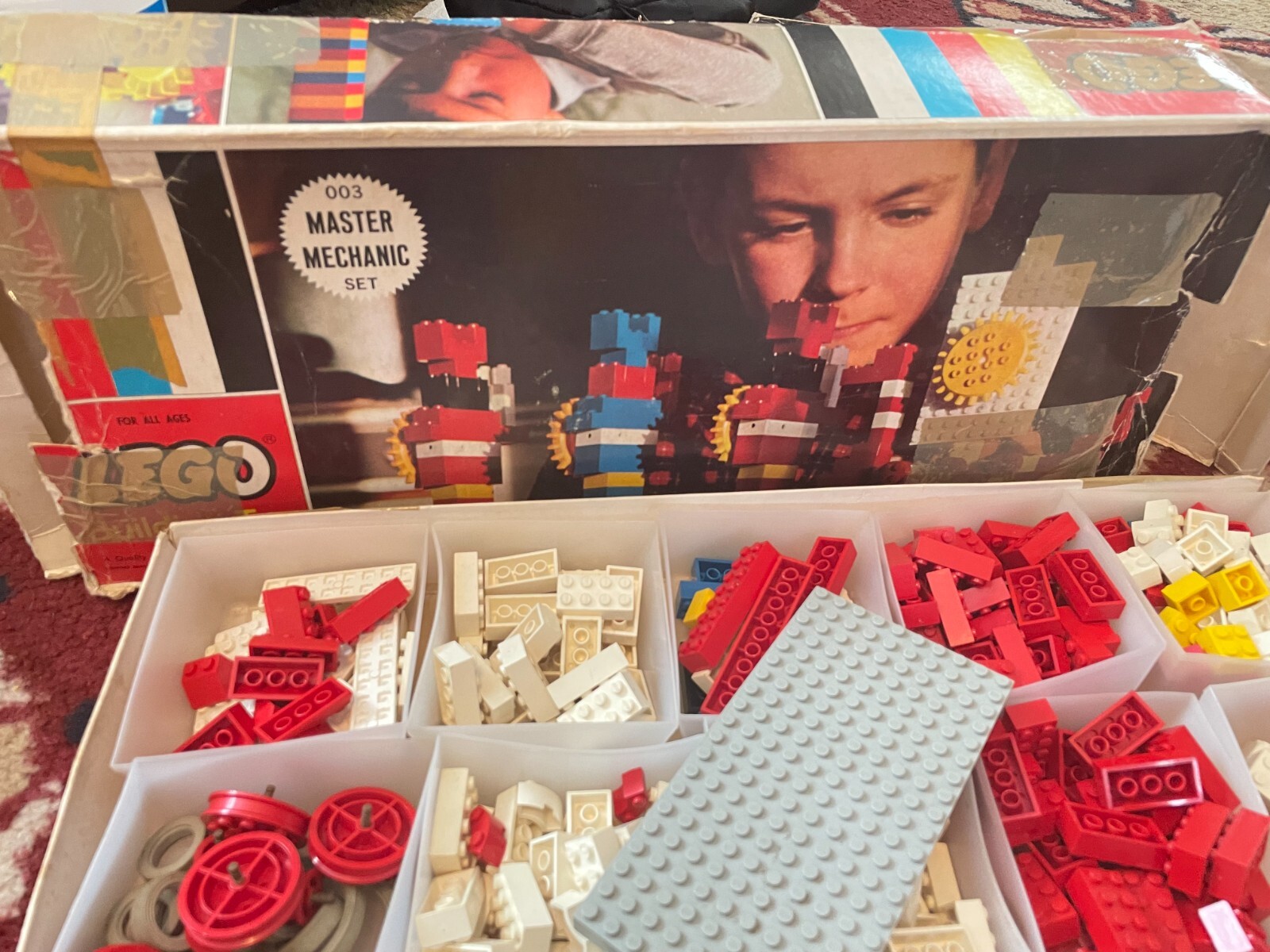 Vintage Original Samsonite LEGO Building Toy No. 003 Master Mechanic