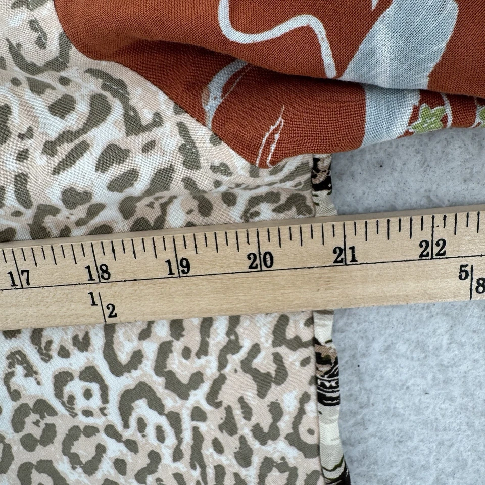 Camisa Top Blusa Rvca Donny Abotonada Para Mujer Pequeña Floral Tropical Manga Corta Foto 4 de 4