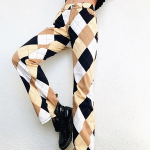 checkered pants skinny