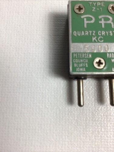 Old Petersen Radio PR ham radio quartz crystal PR 5000 Freq-KC Type Z-1 # - Picture 8 of 12