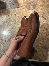 Madewell Vernon Loafer in Leather Dried Maple Size 9 Women s - 158 Retail