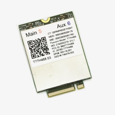 HP LT4211 gobi5000 4G Module LTE/EV-DO/HSPA+ WWAN Card 793116-001 T77H468 M.2