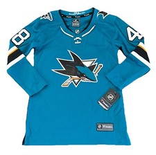 San Jose Sharks Jersey Women’s XS Hertl Teal 