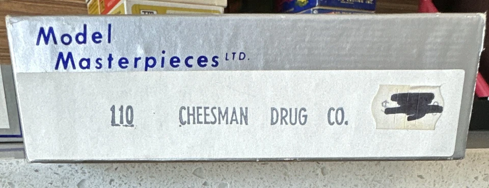Model Masterpieces HO Kit #110 Cheesman Drug Co. 1:87 NOS! - Image 2 of 4