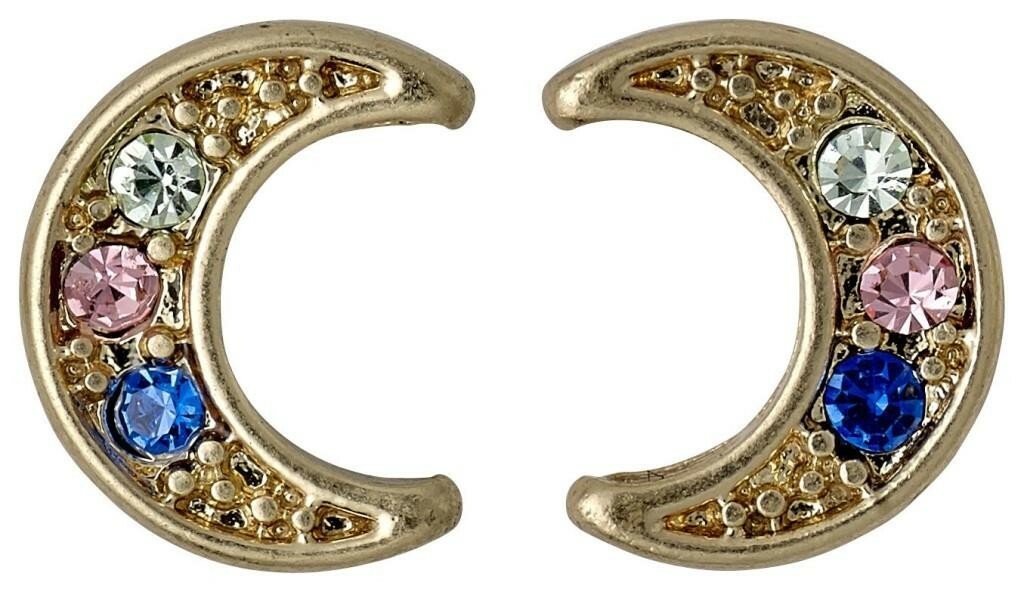 Stud Earrings Madewell Rainbow Earrings Сrescent Half Moon