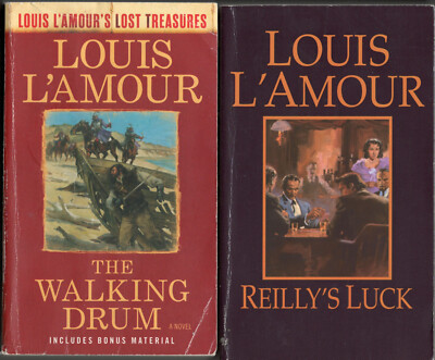 Louis L'Amour: The Walking Drum, Reilly's Luck * PB Good * Lot of Two
