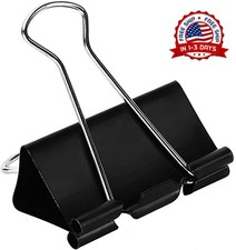 Extra Large Binder Clips 36 Pack 2 Inch, Big Paper Clamps for Office Supplies