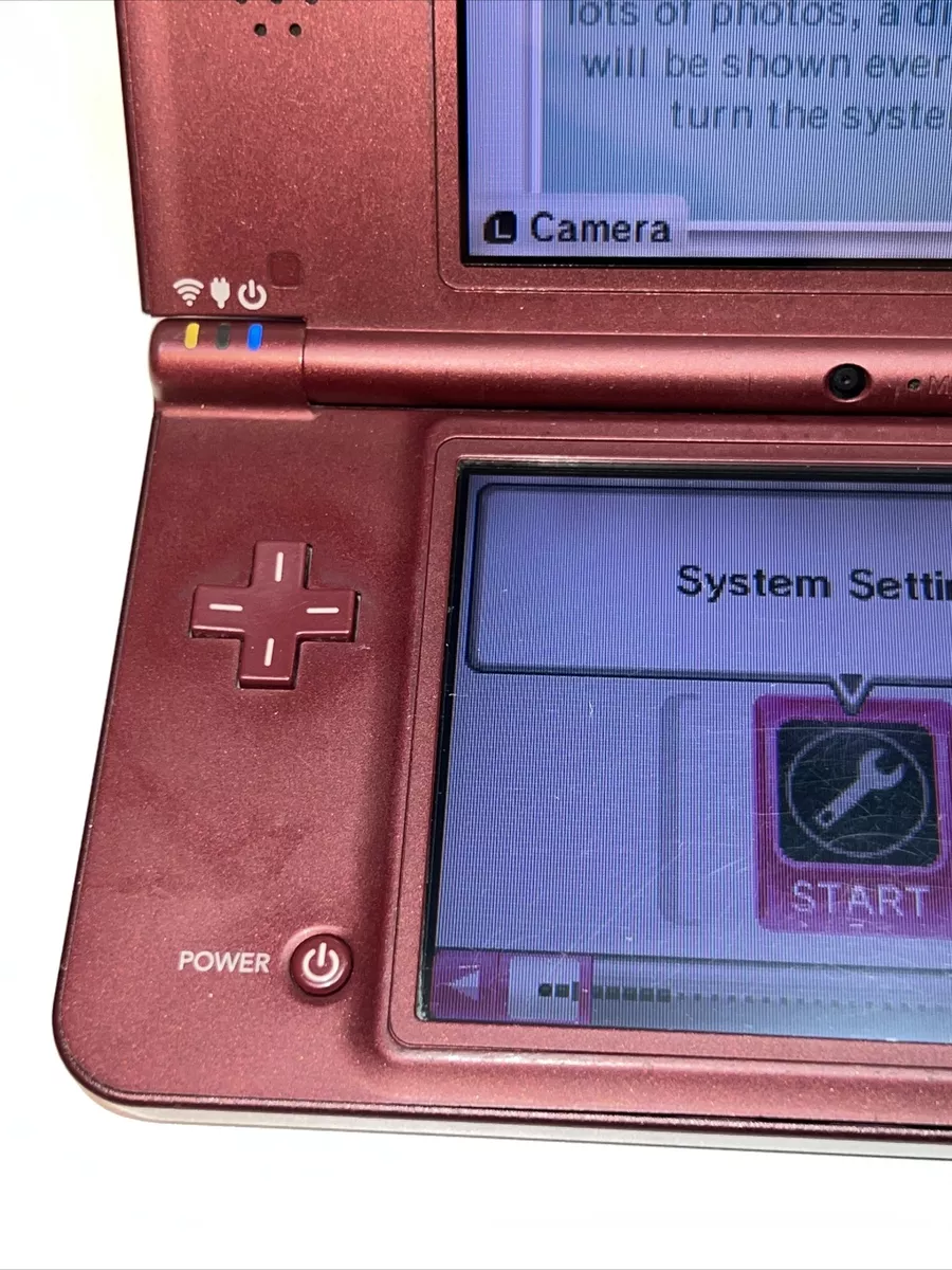 Nintendo DSi XL Burgandy Handheld System For Sale