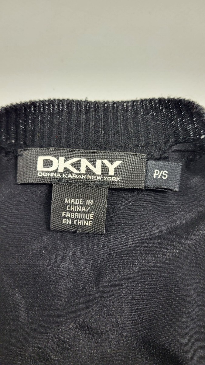 DKNY Donna Karan New York Women cotton Silk Knit Cardigan