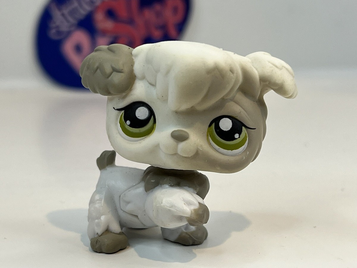 POODLE DOG #203 - Authentic Littlest Pet Shop - Hasbro LPS