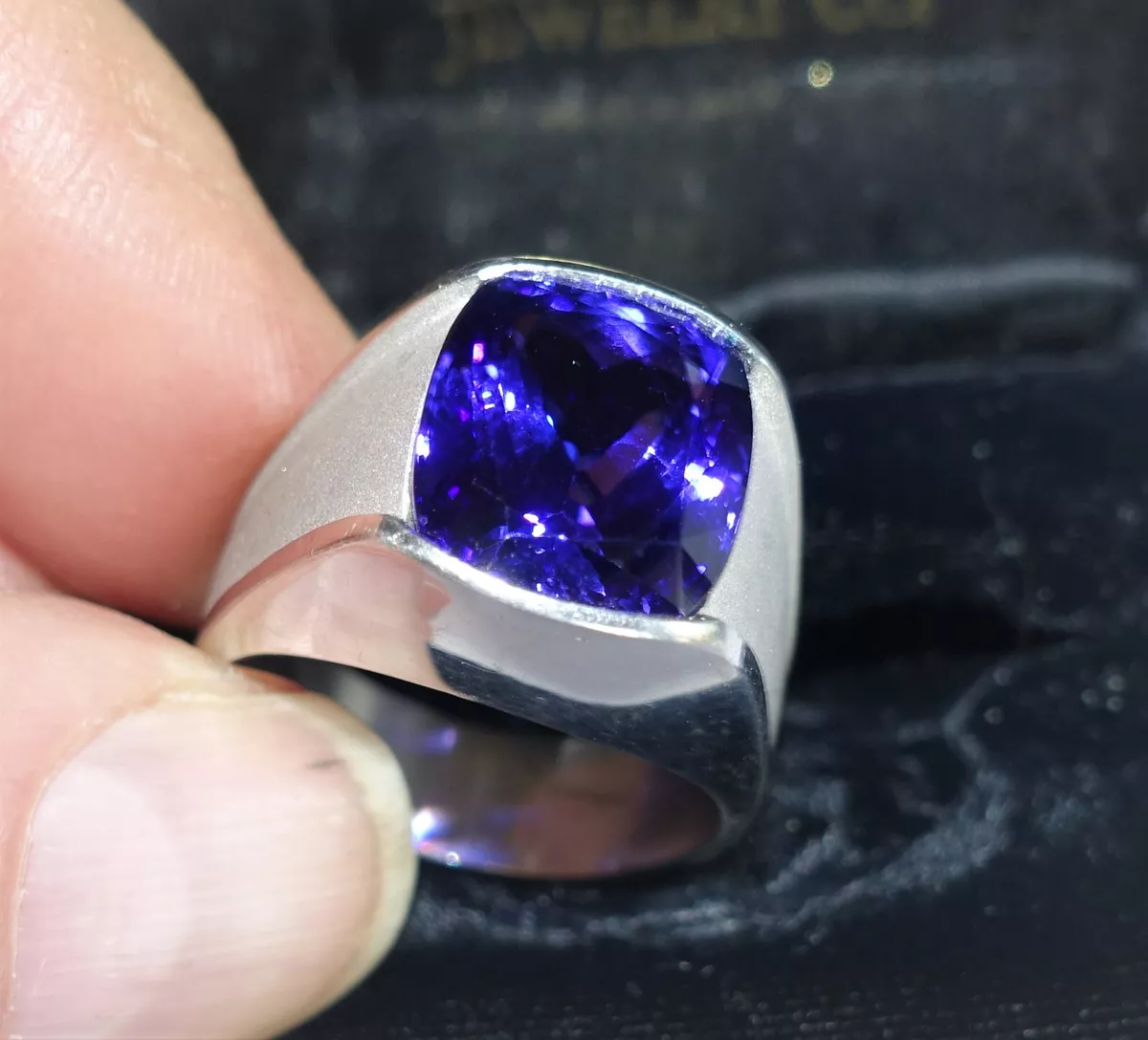Large store tanzanite ring