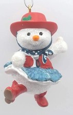 2000 Hallmark Keepsake Christmas Holiday Ornament DANCIN' IN CHRISTMAS SNOWMA'AM