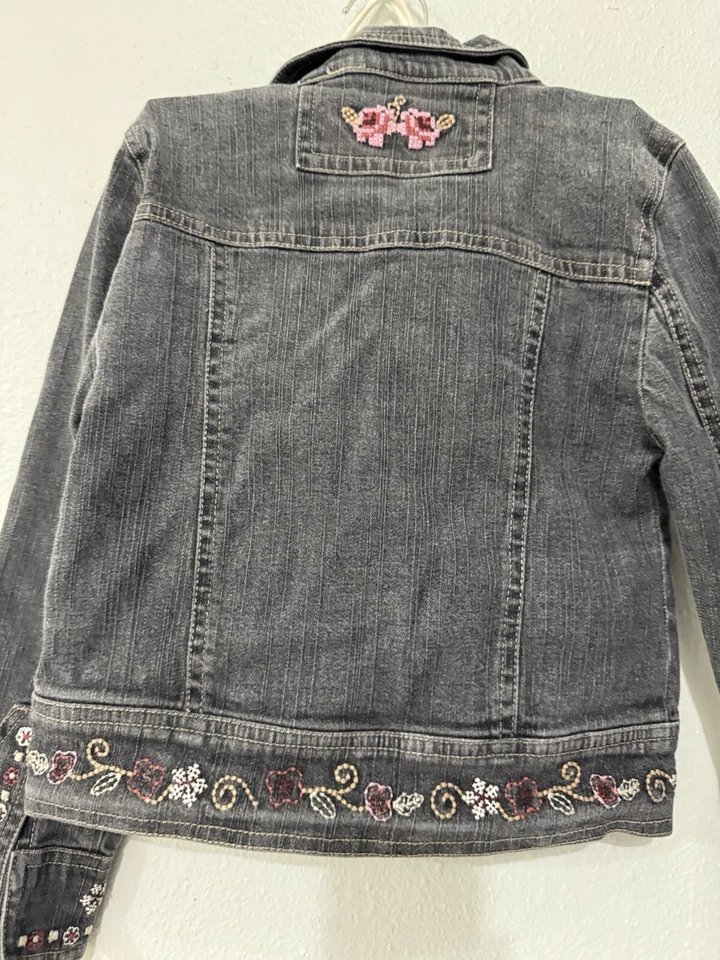 Mary-Kate and Ashley Chaqueta Niña Bordada Floral Y2K Talla 6/6x Foto 4 de 4