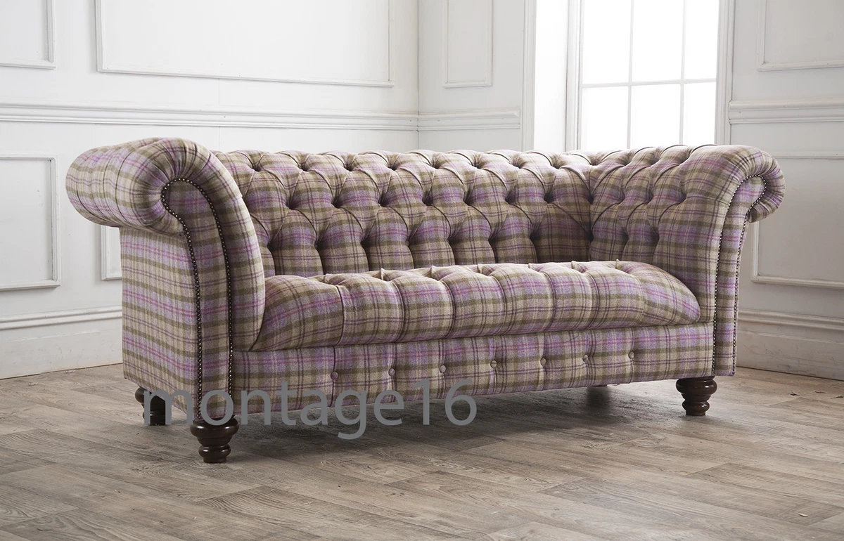 Grey 2024 check sofa