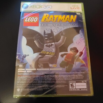 LEGO Batman: The Videogame (Microsoft Xbox 360, 2009) Includes Bonus Game PURE