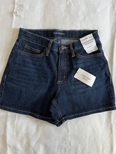 NEW Calvin Kein Jeans High Rise Jean Shorts Size 26 Size 2 Sits At Natural Waist
