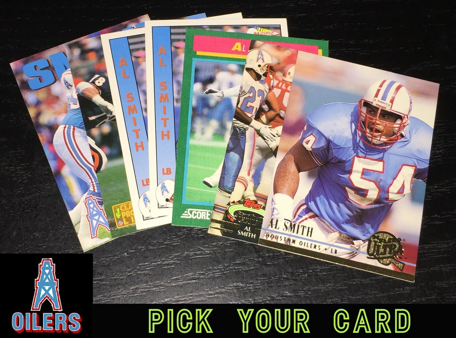 AL SMITH 🏈 Football Card Singles ~PICK FROM LIST~ Utah State Houston Oilers F1