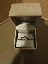 Zales Purity Ring, Silver, New In Box