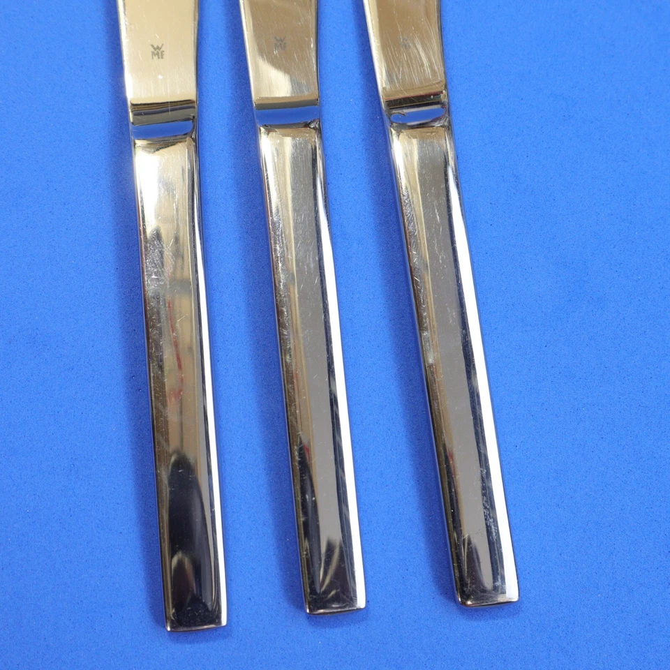 WMF Cromargan VELA Stainless 18/10 Glossy 3 Dinner Knife Andre Stocker Design - Image 2 of 4