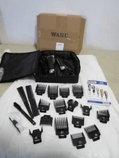 Wahl DELUXE CHROME PRO CORDED HAIRCUTTING CLIPPER + CORDLESS BATTERY TRIMMER KIT