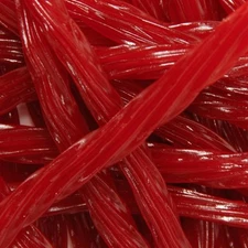 Red Cherry Licorice Twists, 2 lbs. ~ Made In USA ~ FREE SHIPPING