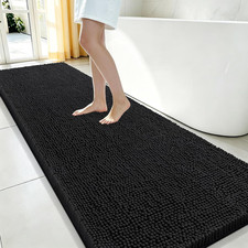 Bathroom Rugs 70X24, Luxury Chenille Extra Soft Absorbent Bath Mat