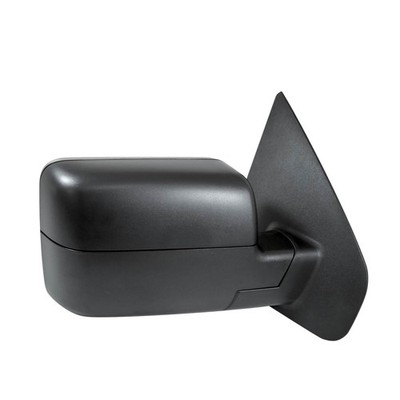 Black Textured Passenger Power Door Mirror w/Heated Glass w/Signal w/o Puddle