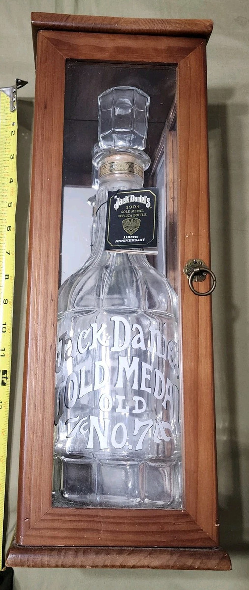 Jack Daniels Centennial 1904 Gold Medal Replica Bottle W Jack Daniels Centennial 1904 Gold Medal Replica Bottle W