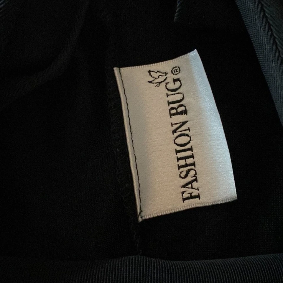 VTG Y2K black & red floral glitter whimsigoth moody LBD cocktail dress size S - Image 4 of 4