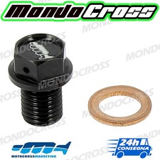 tappo scarico olio magnetico Nero M12x15mm YAMAHA YZ 250 2018 (18)
