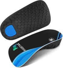 High Arch Support Insoles 3/4 Orthotic Inserts for Flat Feet Plantar Fasciitis R