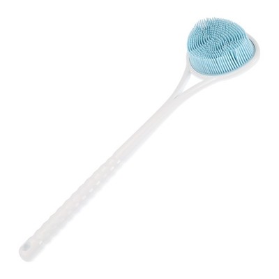 Für Long Handle Bath Brush Back Scrubber für Bad 39 cm Länge Blau 1 Stück
