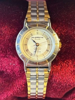 Audi Quattro Watch Quartz Combination Color Car item Original Collection Women F