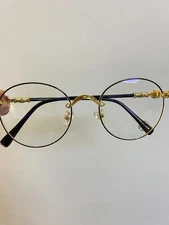 Chrome Hearts Cross Unisex Round Frame Casual Clear Sunglasses 56-16-143