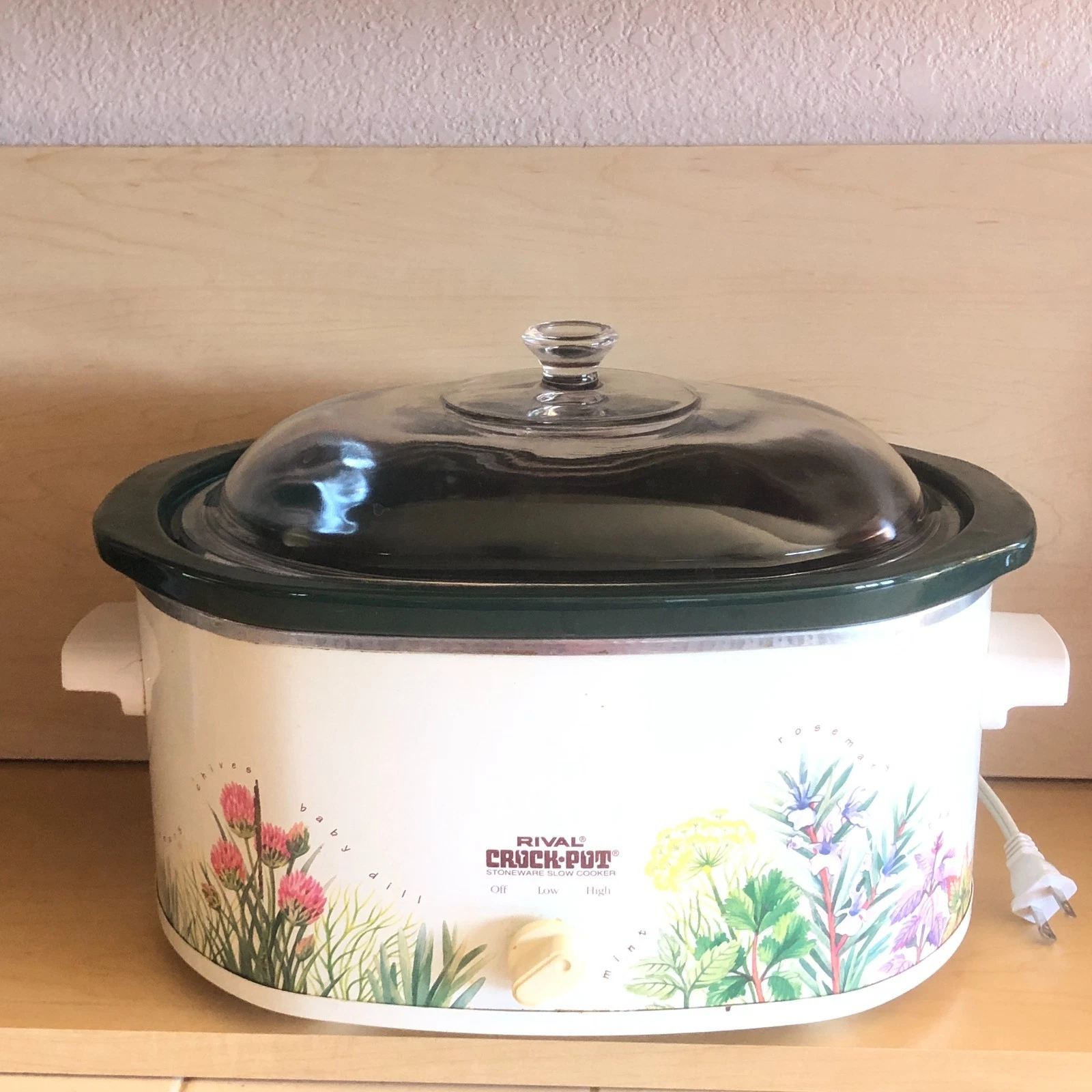 Rival Crock-Pot Slow Cooker Model 3755 5.5 Quart Green Stoneware Insert