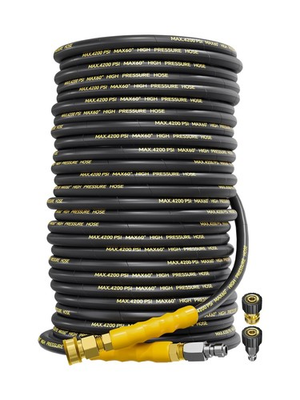 #ad #ad 4200PSI Pressure Washer Hose 200FT with 3 8quot; Swivel Quick Connect for Cold Ho... $268.65