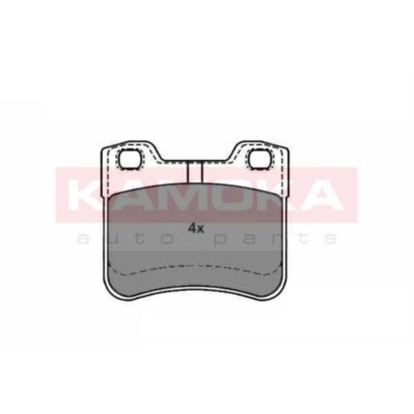 Kamoka BremsbeläGe Bremsbelegsatz Vorne FüR Peugeot 106 II CitroëN Saxo-image