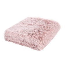 Catherine Lansfield Large Cuddly Deep Pile Faux Fur 245x280cm Blanket Throw