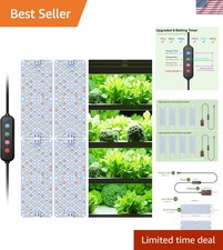 Full Spectrum 768 LEDs Grow Lights, Plant Grow Lights for Indoor Plants with ...