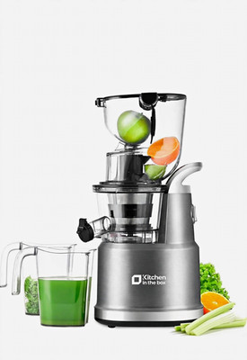 Kitchen in the box MJ08 Slow Juicer 200W BPA-Free, Silver