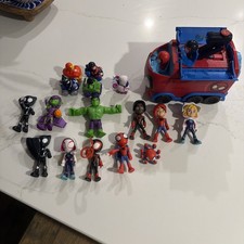 Marvel Spidey And His Amazing Friends Web Squad Figures Lot