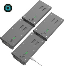4 Pack Reveal Lithium Battery Pack Compatible with Tactacam Reveal Cartridge fo