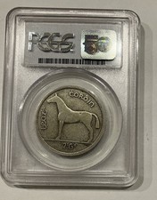 1943 IRISH HALF CROWN IRELAND PCGS VF 25  RARE, WITH ONLY ABOUT 500 KNOWN F1014