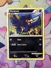 Pokémon TCG Murkrow HS-Undaunted 59/90 Reverse Holo Common LP