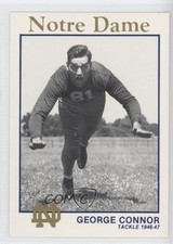 1989 Notre Dame Fighting Irish 1933-63 George Connor #10 HOF 0q3