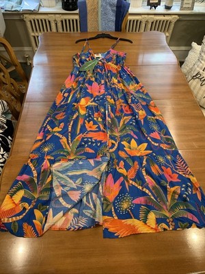 NEW FARM RIO Macaw Party Cover Up Maxi Dress sz L