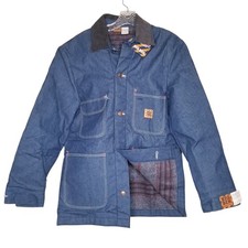 VTG NWT Big Ben by Wrangler Denim Barn Jacket Blanket Lined Deadstock Sz 34 NOS