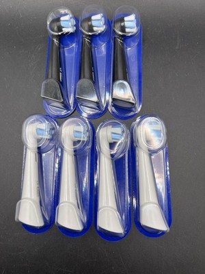 Oral-B iO Series Toothbrush Replacement Brush Heads Ultimate Clean 7 Pcs Blk Wht