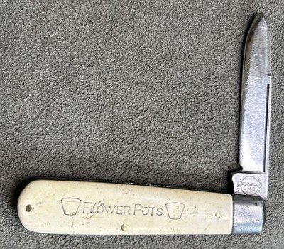1924-33 REMINGTON ADVERTISING POCKET KNIFE AH HEWS CO CAMBRIDGE MA Flower Pots